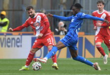 Calcio Serie B: Il Mantova si butta via nella ripresa. L’Empoli lo riacciuffa sul 2-2 all’84