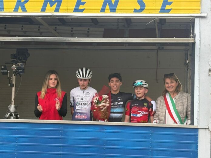 Luca Pavani Sporteven vincitore gara esordienti 1° Anno a Cadelbosco di Sopra