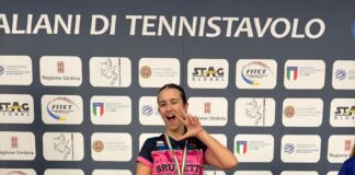 Tennis Tavolo f – Azzurra Marinelli della Brunetti vince il bronzo agli Italiani di Terza Categoria