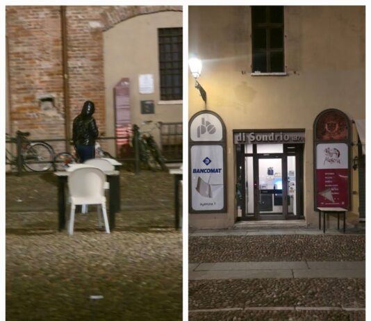 Malamovida. Vaga per mezz’ora in piazza Broletto armato di coltello