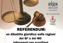 Referendum: Si o No? Se ne parla oggi alla Sala degli Stemmi al convegno organizzato dai Giovani Avvocati