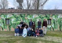 Albarella, gli studenti del “Giulio Romano” firmano un murale