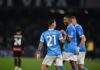 Napoli-Milan 1-0, sorpasso azzurro: decide Politano nel finale