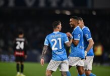 Napoli-Milan 1-0, sorpasso azzurro: decide Politano nel finale