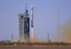La Cina lancia il razzo Long March-4C per il rilevamento dei gas serra