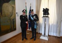 Carabinieri: il maggiore Oxilia promosso al grado di tenente colonnello