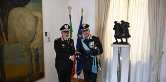 Carabinieri: il maggiore Oxilia promosso al grado di tenente colonnello