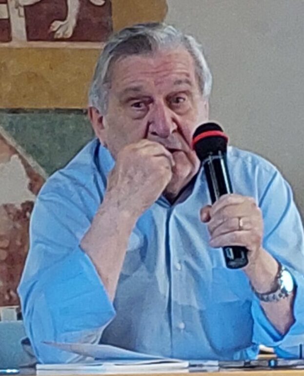 Angelo Lamberti la scorsa primavera a Castel d'Ario