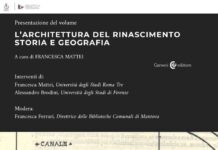 Sabato la presentazione del libro “L’architettura del Rinascimento. Storia e geografia”