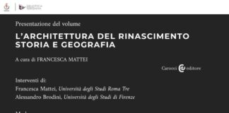 Sabato la presentazione del libro “L’architettura del Rinascimento. Storia e geografia”