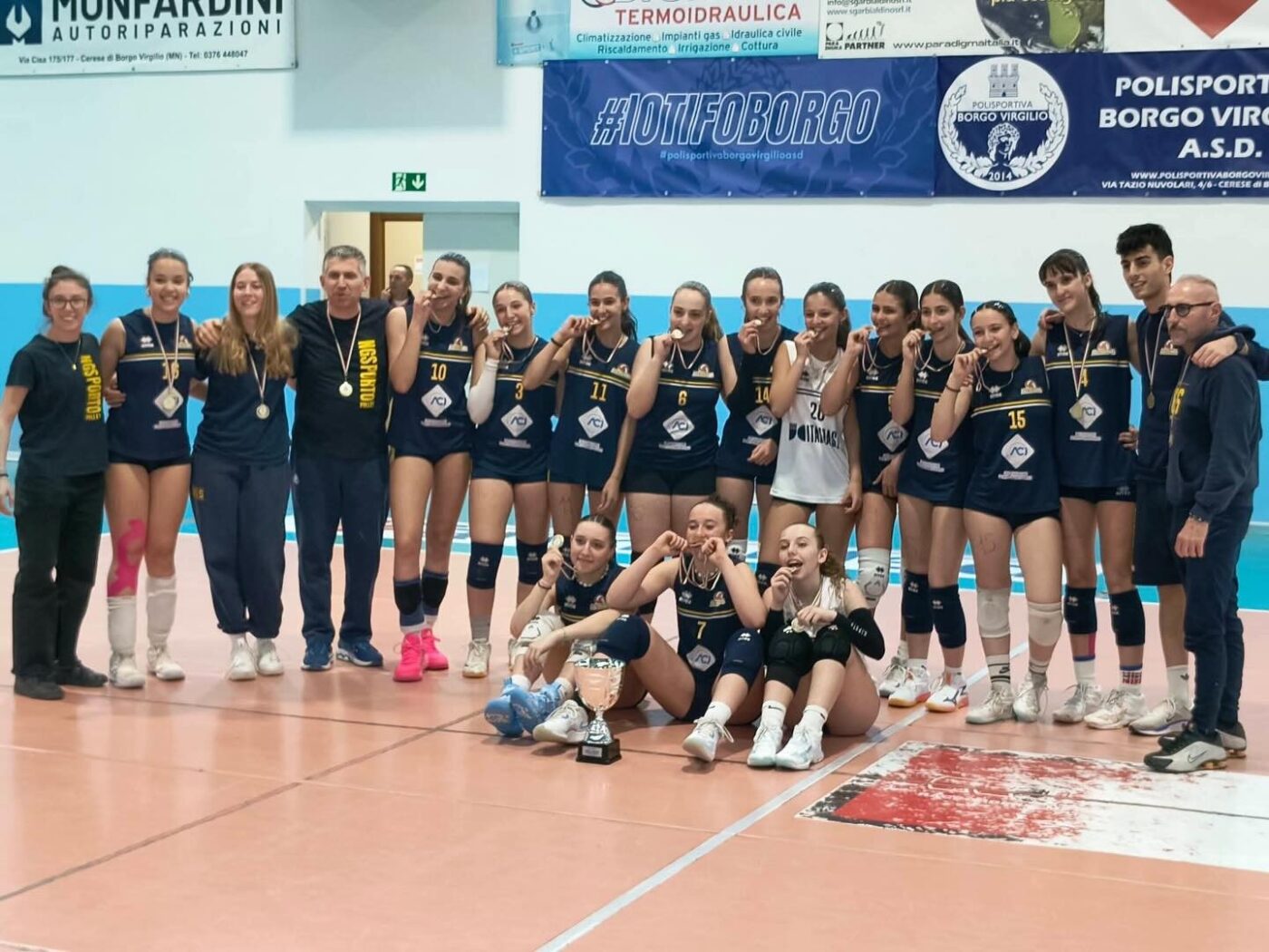 Pallavolo femminile – L’Ngs Porto festeggia la vittoria del titolo provinciale U14