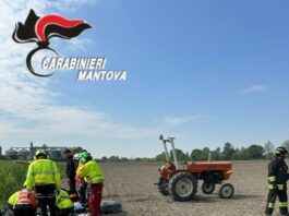 Tragedia sul lavoro a Castel Goffredo: trattore si ribalta, muore un agricoltore di 68 anni