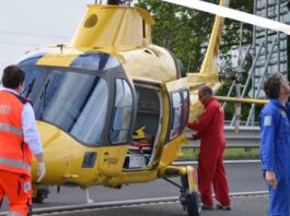 Cade in moto lungo la rampa dell’A22: gravissimo 46enne