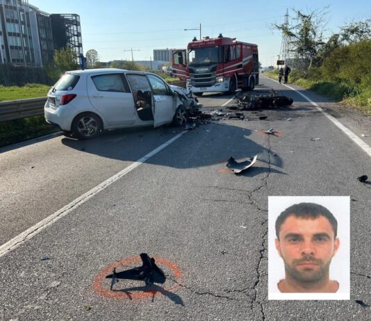 Schianto sull’Ostigliese: morto nella notte il motociclista 32enne