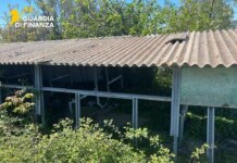 Sequestrata nel cosentino maxi area industriale con 1000 mq di amianto killer