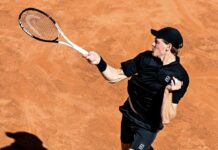 Sinner batte Rublev in due set, è semifinale a Roma con record