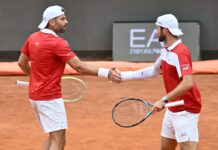 Bolelli e Vavassori vincono il doppio agli Internazionali di Roma