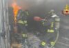 Rogo all’hu Alto Mincio Village: fiamme nei container adibiti a deposito