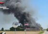 Incendio in una cascina a Redondesco