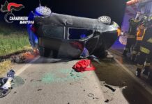 Scontro frontale nella notte a Sustinente: ferito un 59enne sulla SP 482