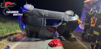 Scontro frontale nella notte a Sustinente: ferito un 59enne sulla SP 482
