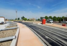 Ci siamo: cambia il traffico sulla Goitese. I veicoli “in rotatoria” al Contino