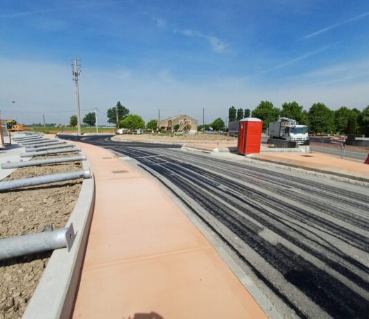 Ci siamo: cambia il traffico sulla Goitese. I veicoli “in rotatoria” al Contino