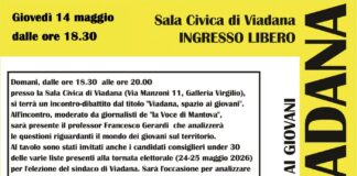 Elezioni 2026, giovedì i giovani protagonisti del confronto a Viadana