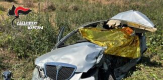 Incidente a Marcaria: all’origine della tragedia ci sarebbe una sbandata dell’auto della vittima sulla corsia opposta di marcia
