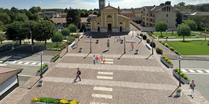 viadana democratica render restyling piazza