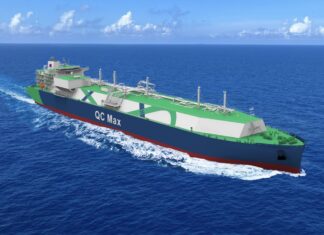 Cina, al via la costruzione di una mega nave per il trasporto di GNL
