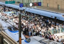 Cina, record di viaggi ferroviari nei primi cinque mesi del 2026