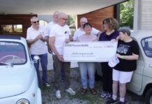 Il Club Sinc Sent dona 1.500 euro alla cooperativa Fior di Loto