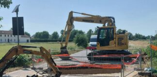 Pontemerlano: si apre una voragine nella provinciale. Ostigliese chiusa per almeno una settimana