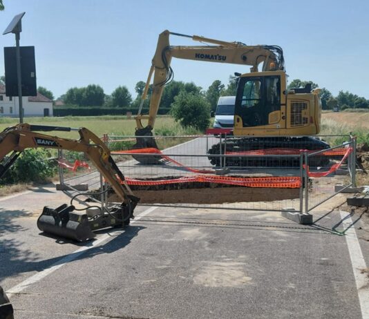 Pontemerlano: si apre una voragine nella provinciale. Ostigliese chiusa per almeno una settimana
