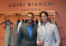 Pitti, momenti speciali allo stand Luigi Bianchi