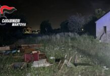 Incendio in un casolare abbandonato in strada Cipata