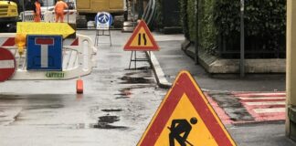 Lavori in corso tra via Corrado e corso Vittorio Emanuele