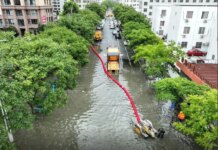 Il tifone Bavi continua a colpire la Cina, Pechino innalza allerta inondazioni