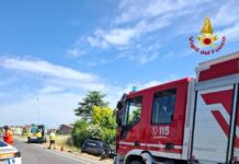 Scontro tra auto e camion sulla SP1 a Rivalta sul Mincio: due feriti portati in ospedale