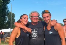 Campionati Italiani Canoa Velocità – E’ subito festa sul lago di Mantova: Ballarini e Peccini (Lega Navale) “scalano” il K2