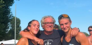 Campionati Italiani Canoa Velocità – E’ subito festa sul lago di Mantova: Ballarini e Peccini (Lega Navale) “scalano” il K2