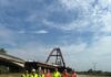 Ponte sul Po, il cantiere entra nel vivo: al via la fase conclusiva
