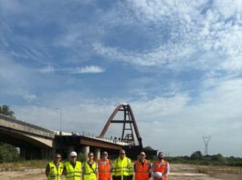 Ponte sul Po, il cantiere entra nel vivo: al via la fase conclusiva