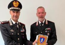 Gonzaga, il luogotenente Nicola Meneguzzo va in pensione dopo oltre 40 anni nell’Arma
