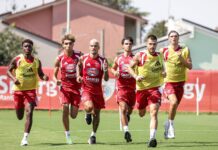 Calcio Serie B – Mantova al lavoro: sorrisi e curiosità al primo allenamento