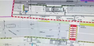 Sottopasso della stazione e sicurezza: strada ristretta, tunnel più profondo e cancelli