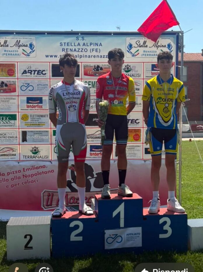 Luca Pavani dello sporteven campione regionale della pista_4068161