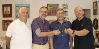 Guidizzolo – Ciclismo tra arte e storia: inaugurata la mostra di Corrado Monfardini