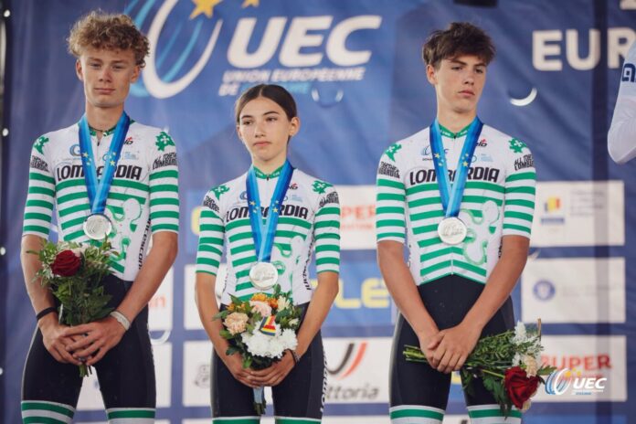 Vittoria Bondi con la maglia della Lombardia 2a al Team Relay campionati europei di mtb_4074974